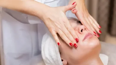 درمان افتادگی پوست با ماساژ صورت