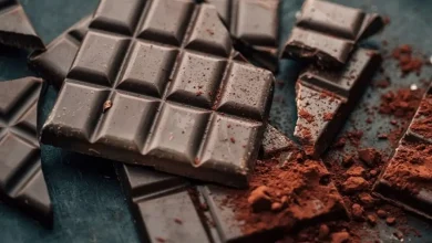 خواص شکلات تلخ برای سلامت و زیبایی