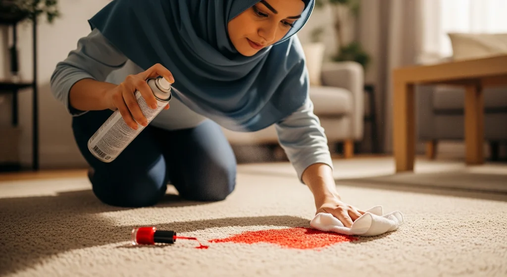 از وسایل در دسترس اسپری مو است که میتوانید استفاده کنید.